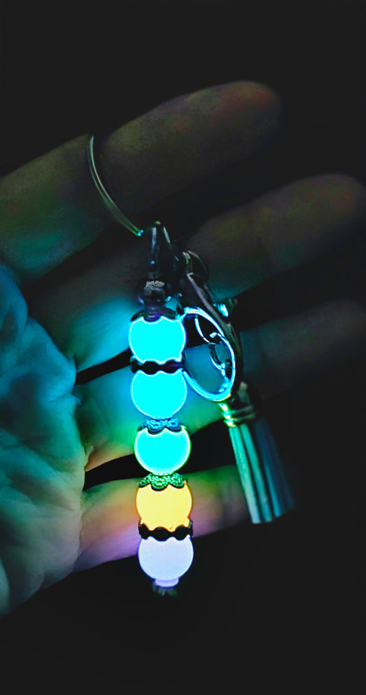 Glow in the dark keychain