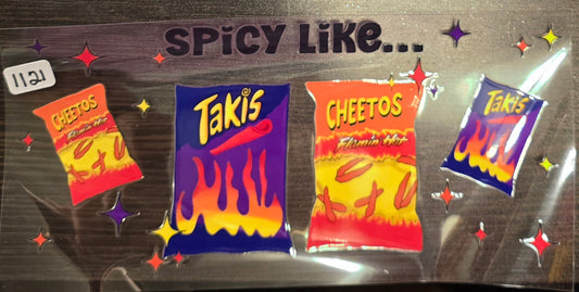 #1121 Spicy Like Takis Flaming Hot Cheetos