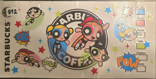 #892 Powder Puff Girls Starbucks