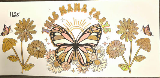 #1125 Holographic Butterflies