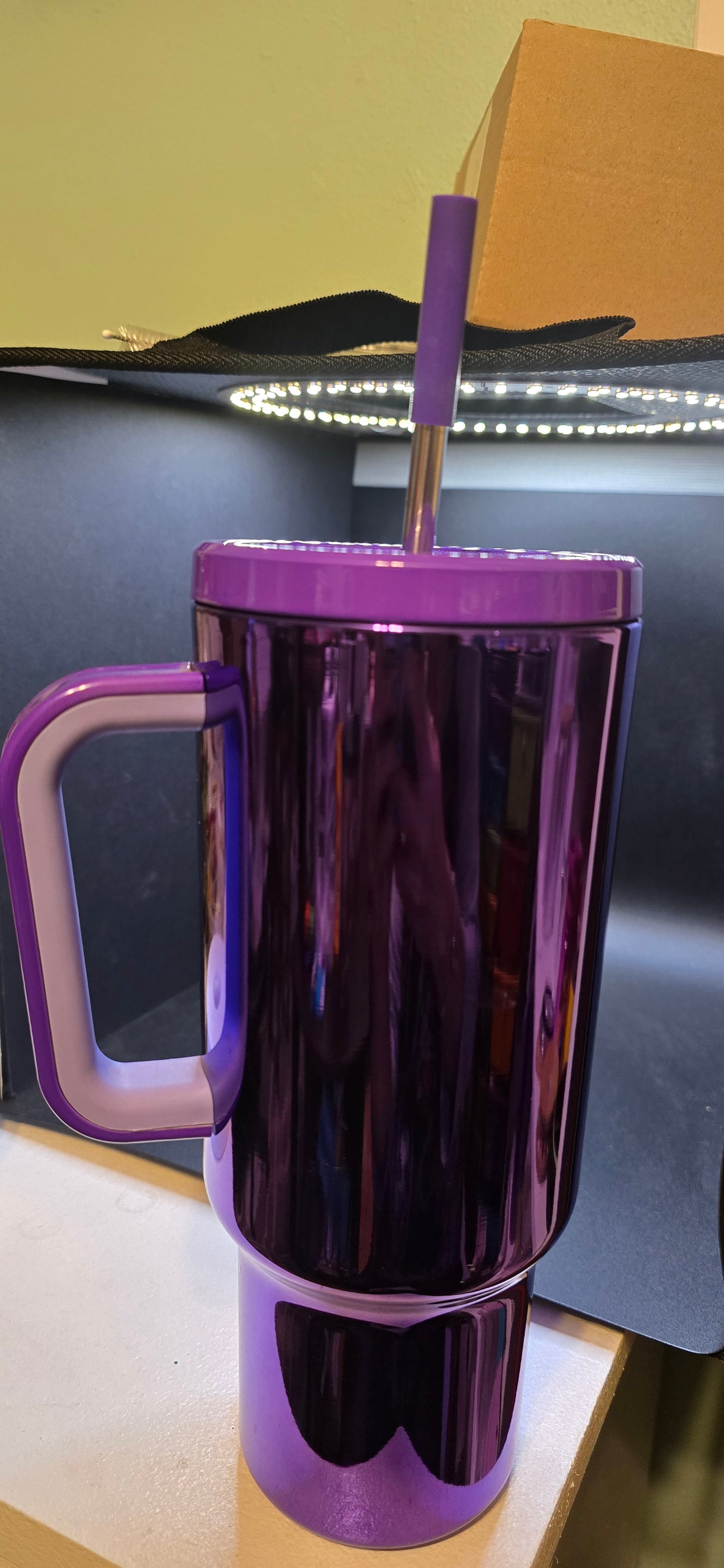 30 oz Purple Stainless Steel Tumbler