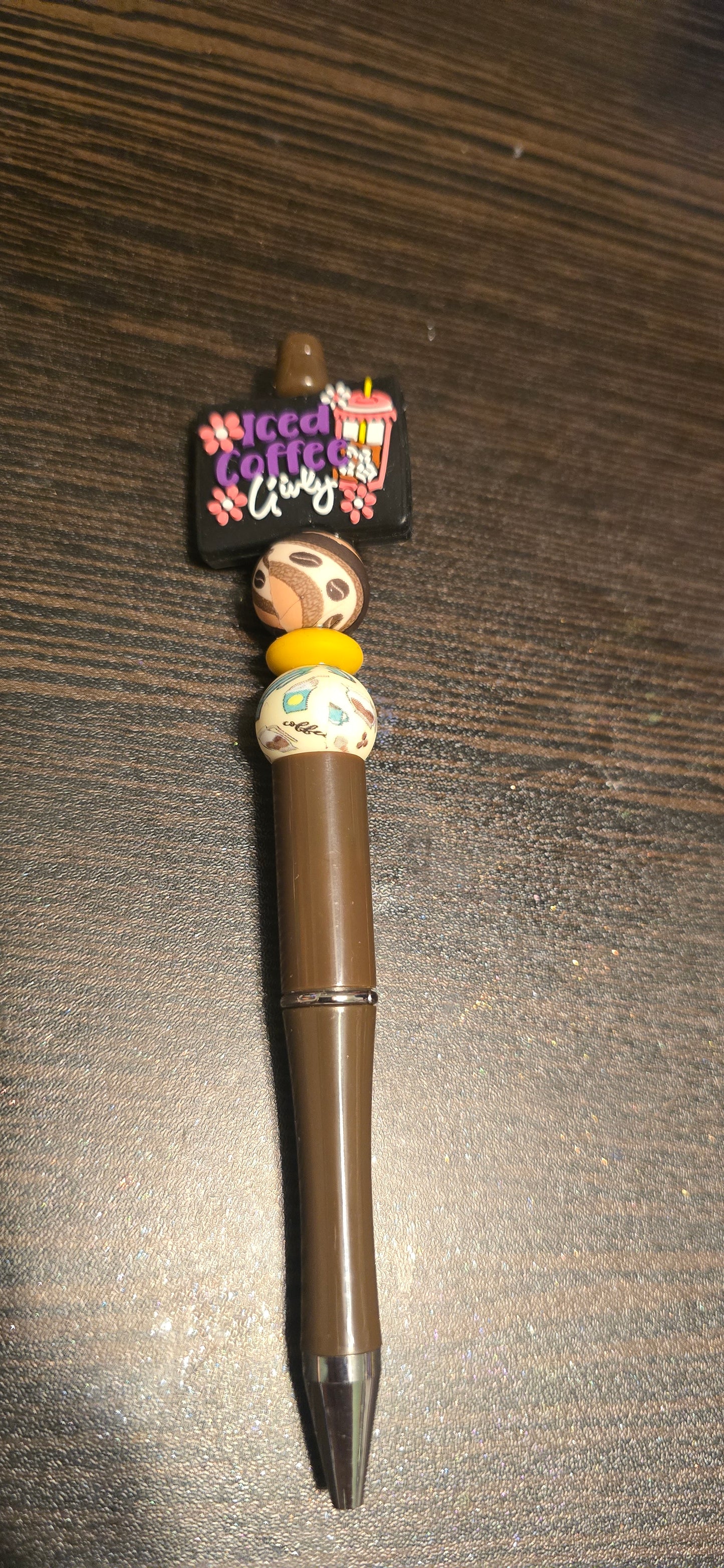 Iced coffee girly-Brown pen