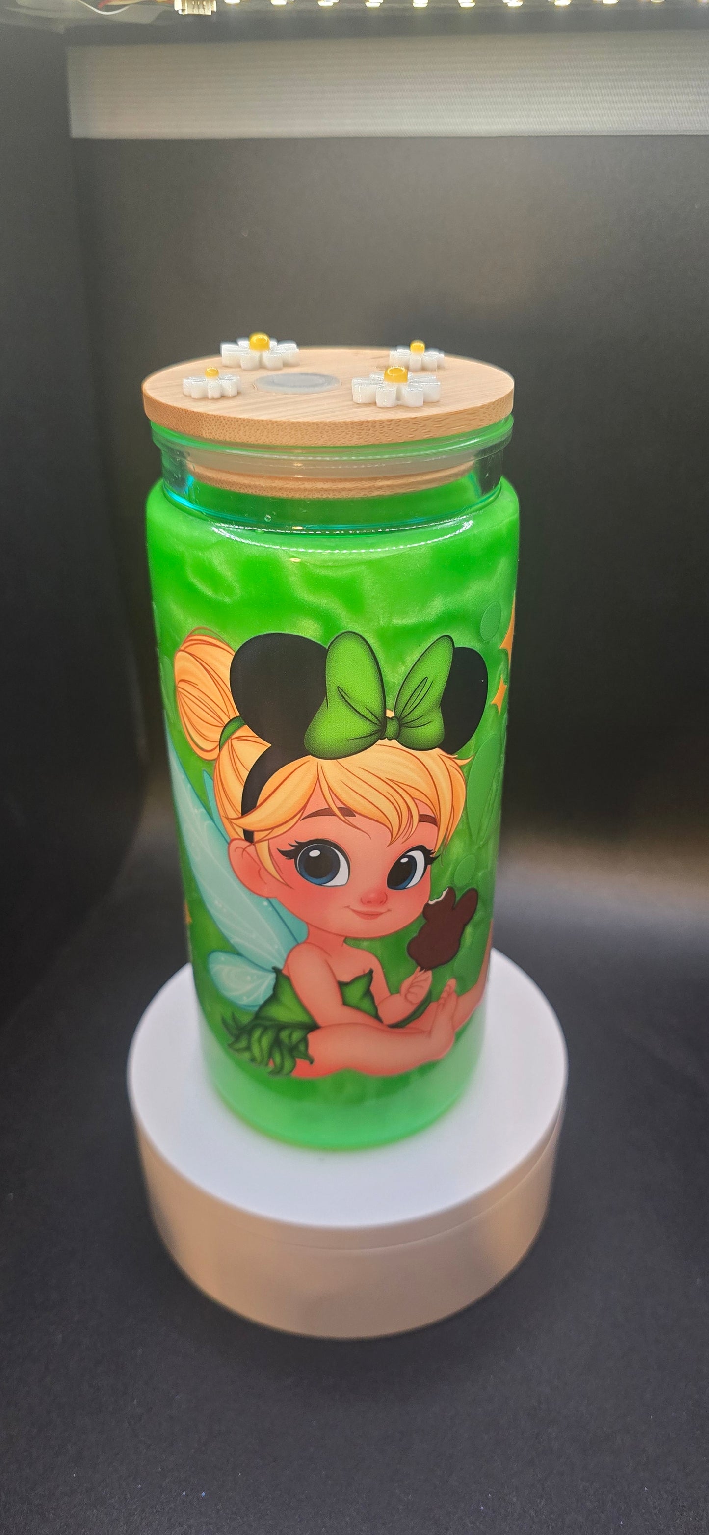 Tinkerbell 20oz chrome cup