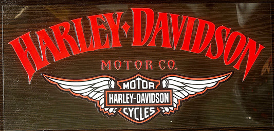 #1196 Red Harley Davidson