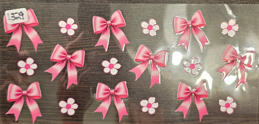 #1329 Bows and Flowers