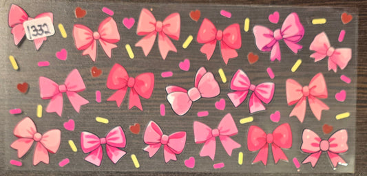 #1332 Bows and hearts