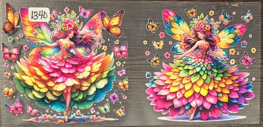 #1340 Goddess and flower petals