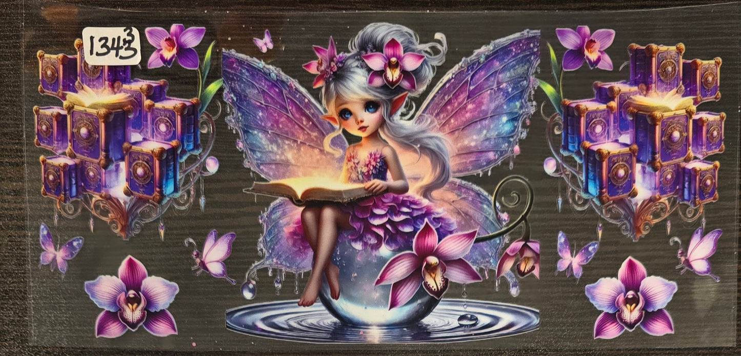 #1343 Fairy and Orchids