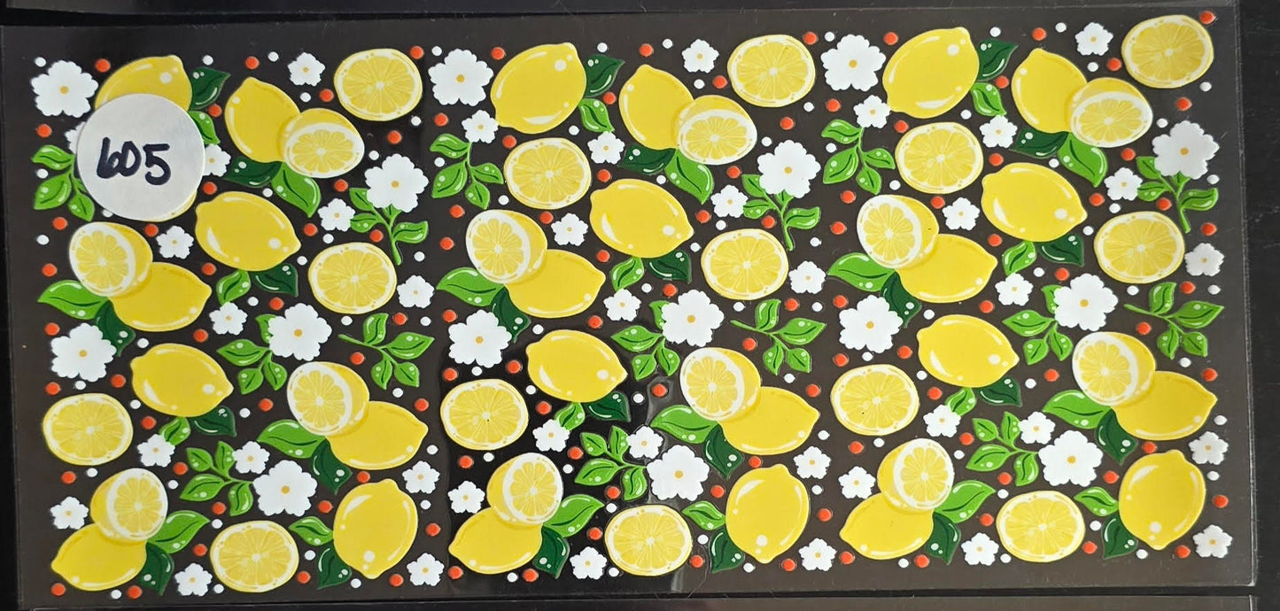 #605 LEMONS AND LEAVES