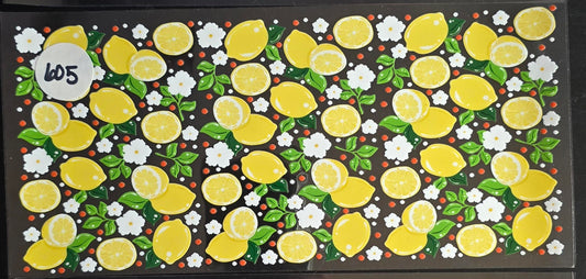 #605 LEMONS AND LEAVES