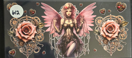 #612 ANGEL AND ROSES PEACH