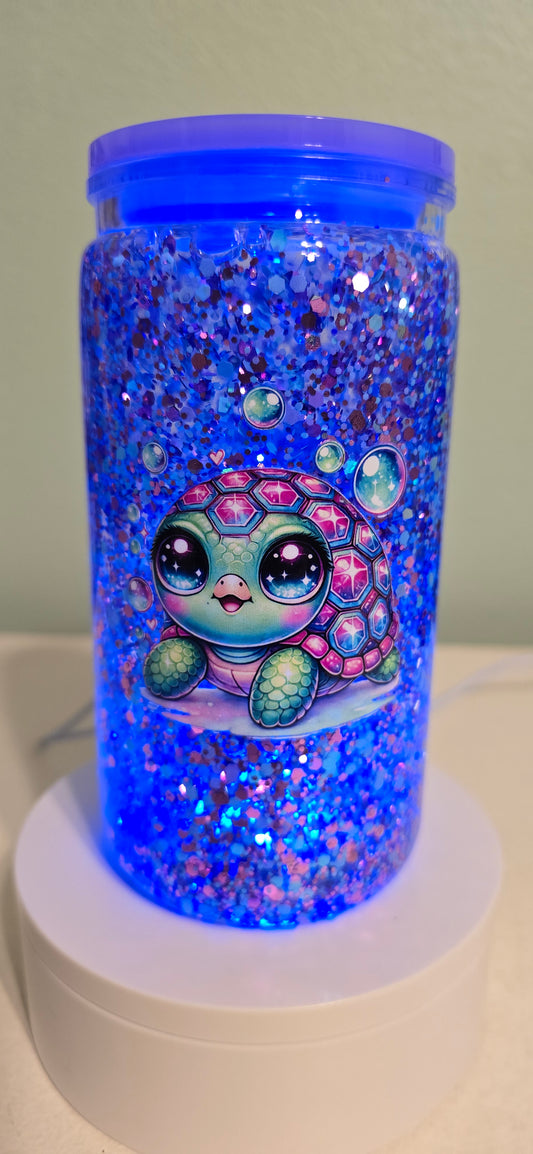 *SOLD*  Pre-made Baby Turtle 16 oz cup