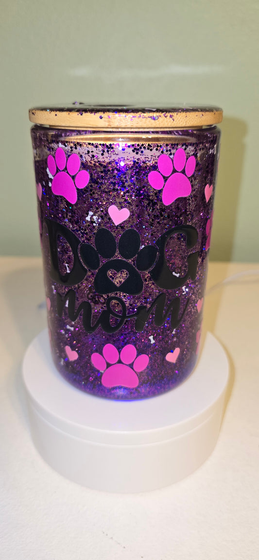 BOGO 50% OFF Pre-made Dog Mom Glass Snow globe