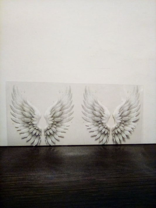 Gray Angel Wings