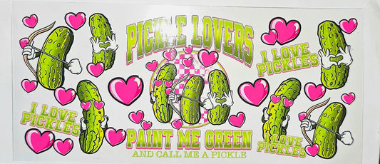 UV DTF WRAPS PICKLE LOVERS