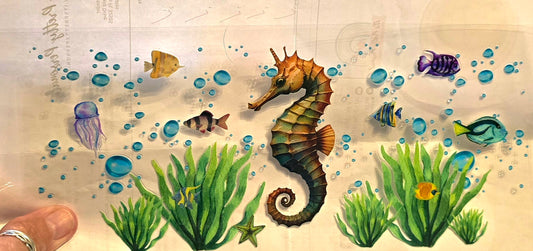 Seahorse and fish