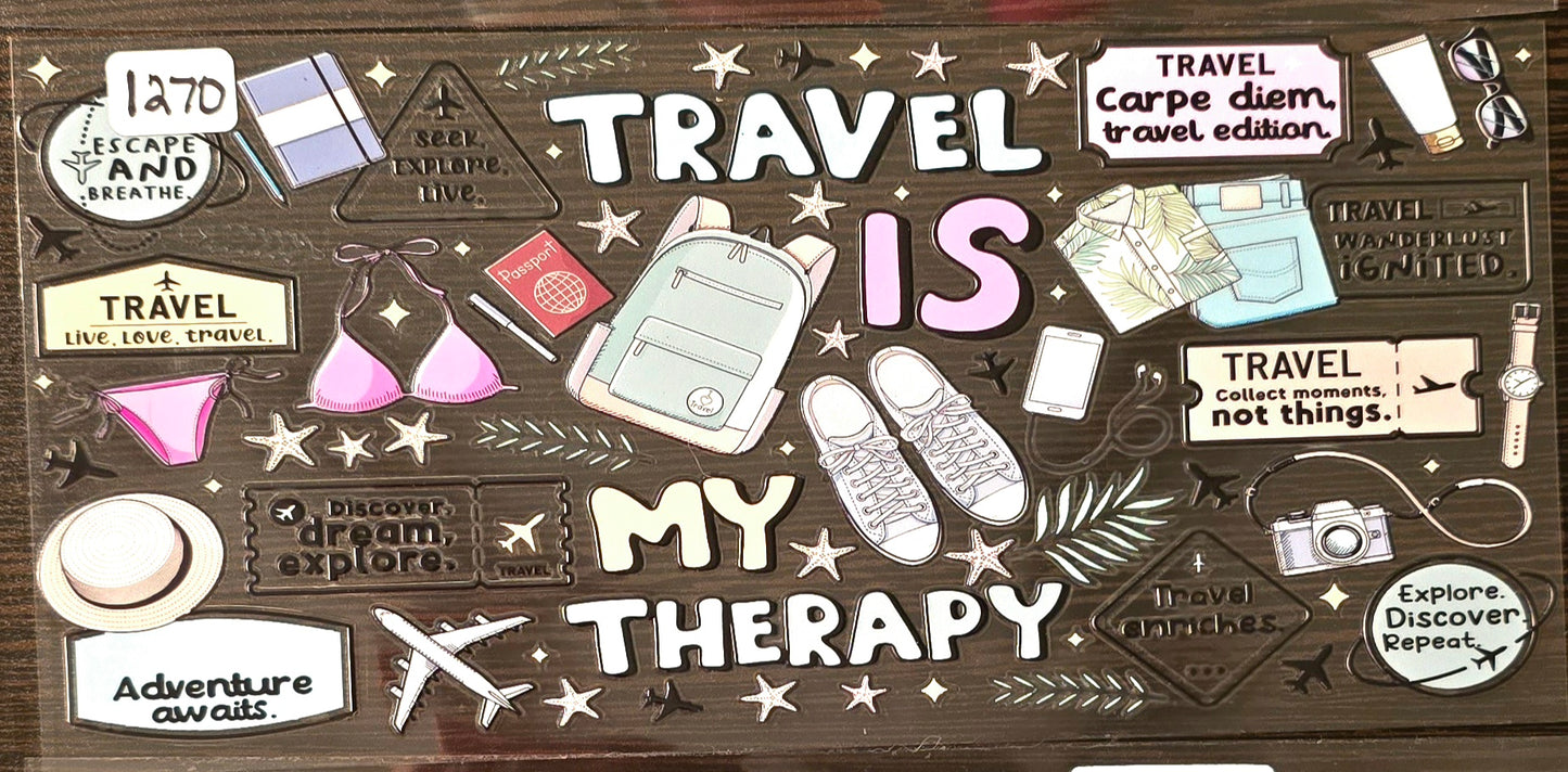 #1270 Travel is my therapy