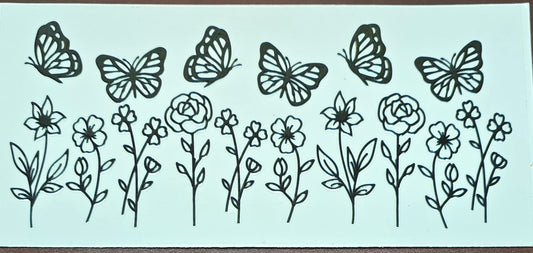 #107 Butterflies and Flowers