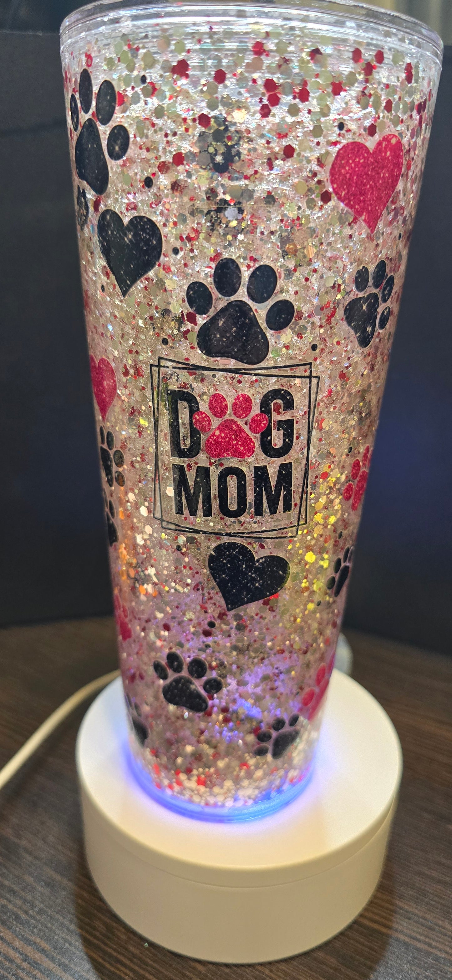 24 oz Dog Mom Tumbler