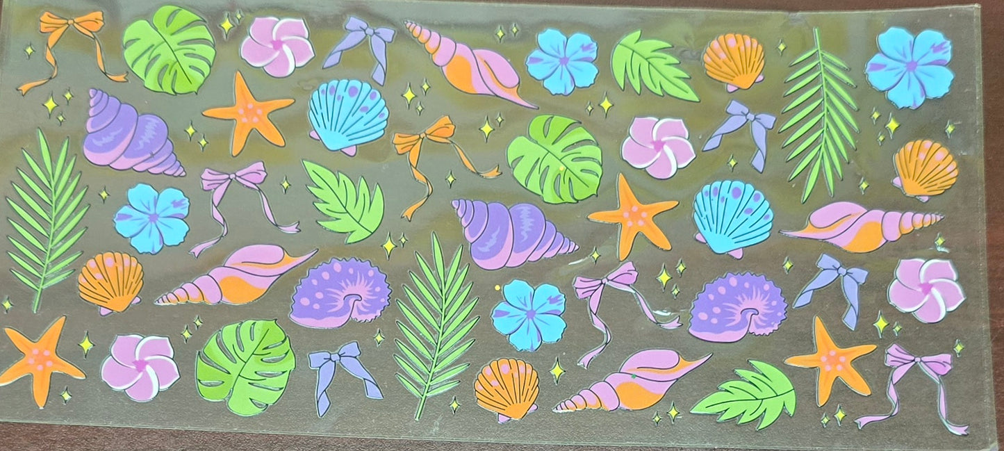 #98 Shells and leaves