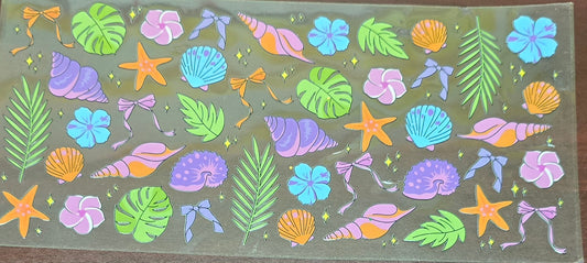 #98 Shells and leaves