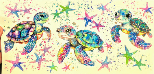 Turtles and starfish