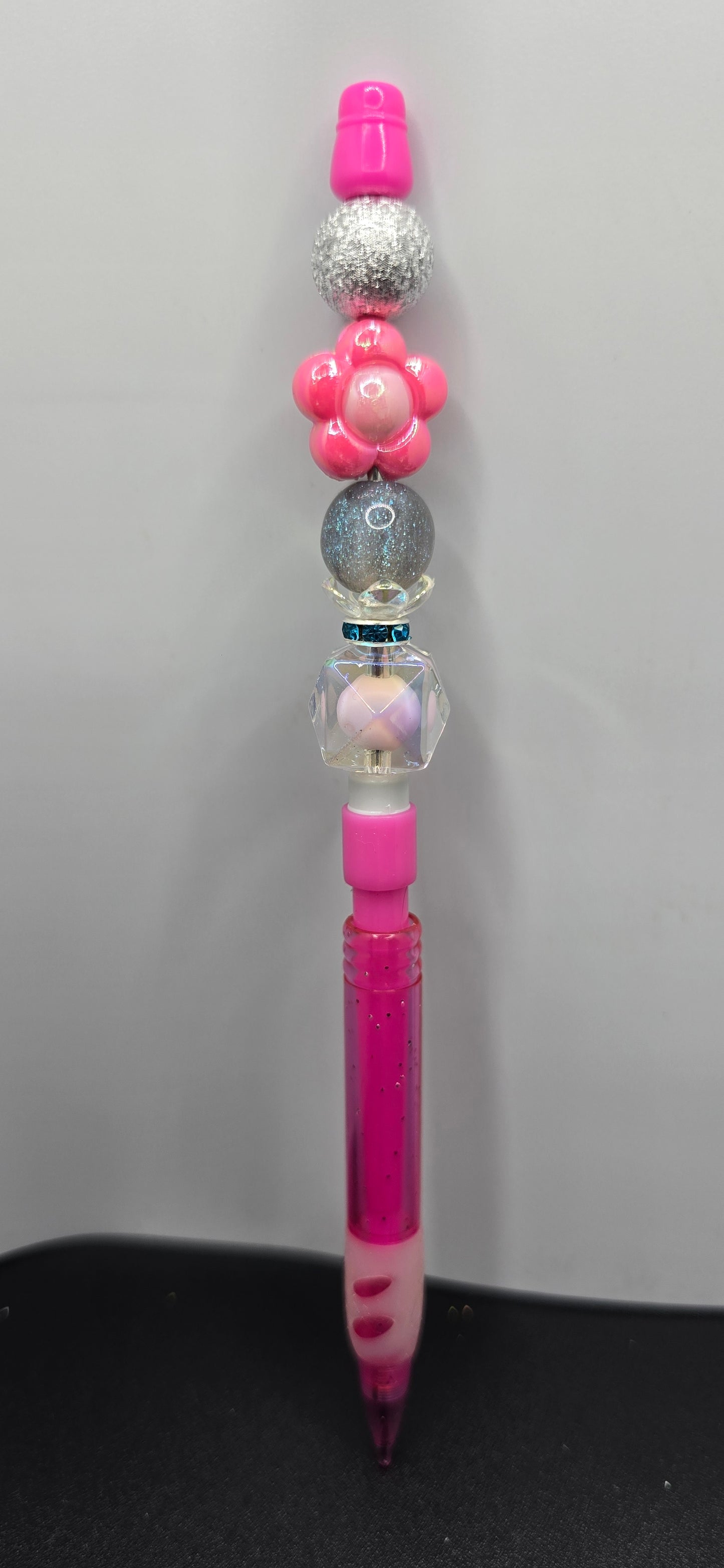 Pink flower pencil